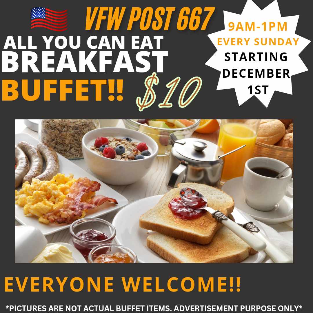 Sunday Breakfast Buffet Is Back!